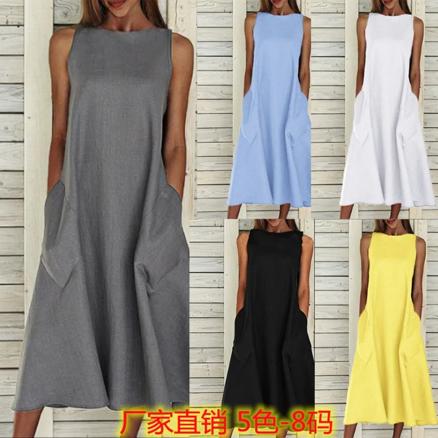 【New style】Cotton and linen large-size boutique national Greek style long dress Europe and America spring and summer women's c
【New style】Cotton and linen large-size boutique national Greek style long dress Europe and America spring and summer women's c