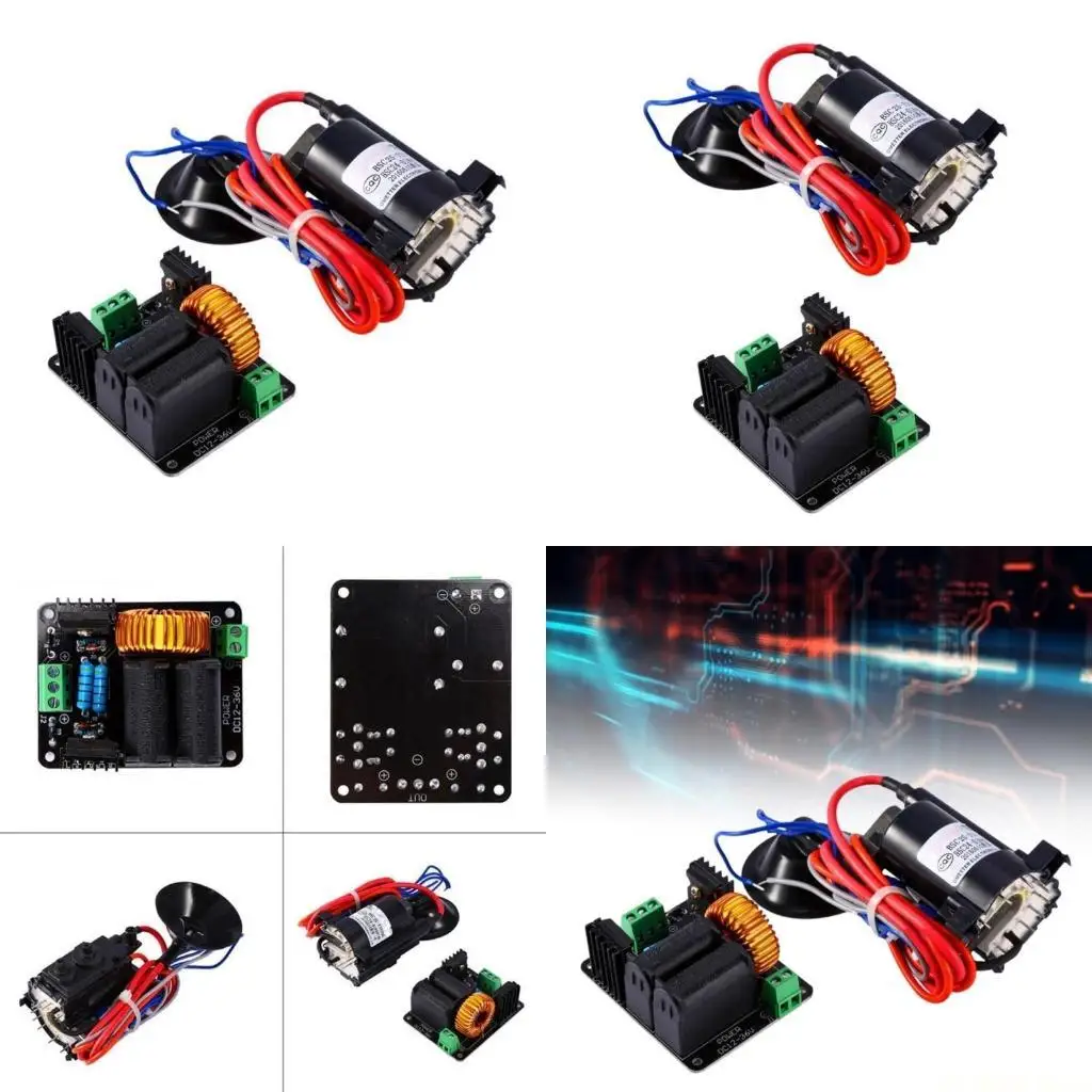 E56B DC12-36V ZVS модуль платы привода катушка обратного хода драйвер/SGTC/генератор Маркса катушка зажигания 20A 200W
E56B DC12-36V ZVS модуль платы привода катушка обратного хода драйвер/SGTC/генератор Маркса катушка зажигания 20A 200W