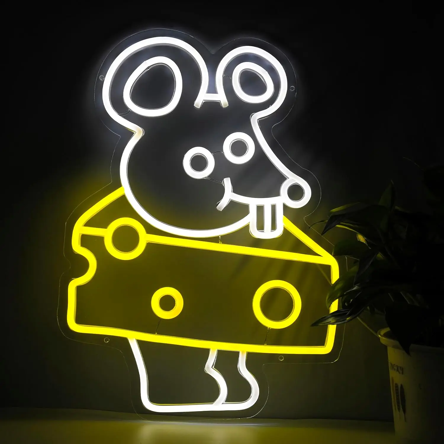 Неоновая вывеска Cheese Jerry: милый мультяшный неоновый светильник для детской комнаты, вечеринки, детского сада, класса, декора спальни, диммируемый ночник
Неоновая вывеска Cheese Jerry: милый мультяшный неоновый светильник для детской комнаты, вечеринки, детского сада, класса, декора спальни, диммируемый ночник