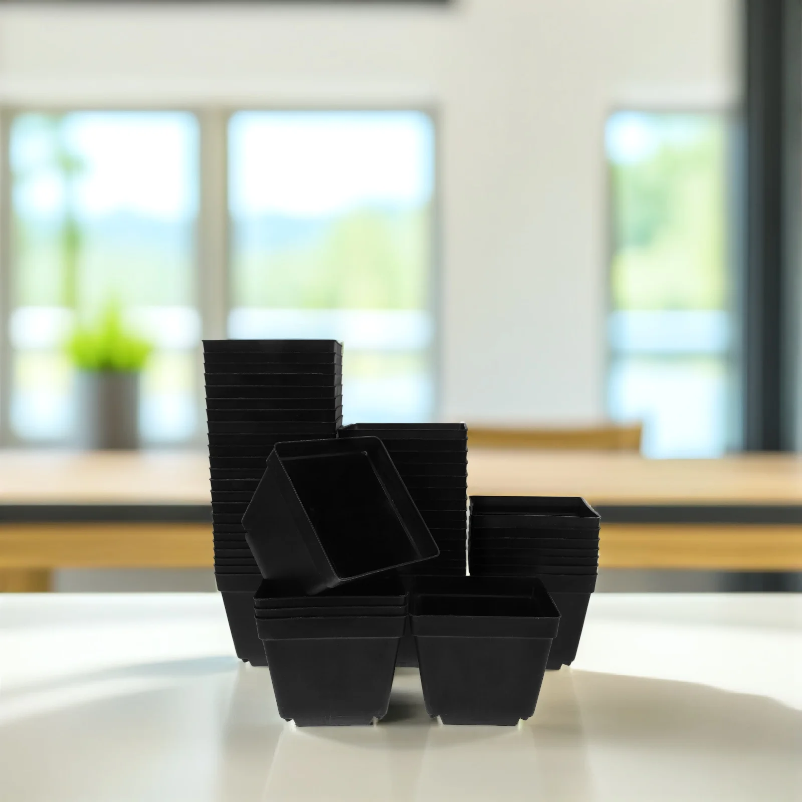 50Pcs Mini Plastic Square Plant Pots Succulent Decorative Planters for Home Office Restaurant Coffee Bar Garden Supplies
50Pcs Mini Plastic Square Plant Pots Succulent Decorative Planters for Home Office Restaurant Coffee Bar Garden Supplies