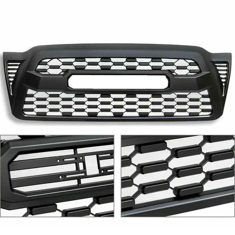MAICTOP 2005-2011 for for Tacoma 4x4 Pickup for TRD Pro Style Front Bumper Mesh Grille Grill Made Durable AB 
MAICTOP 2005-2011 for for Tacoma 4x4 Pickup for TRD Pro Style Front Bumper Mesh Grille Grill Made Durable AB