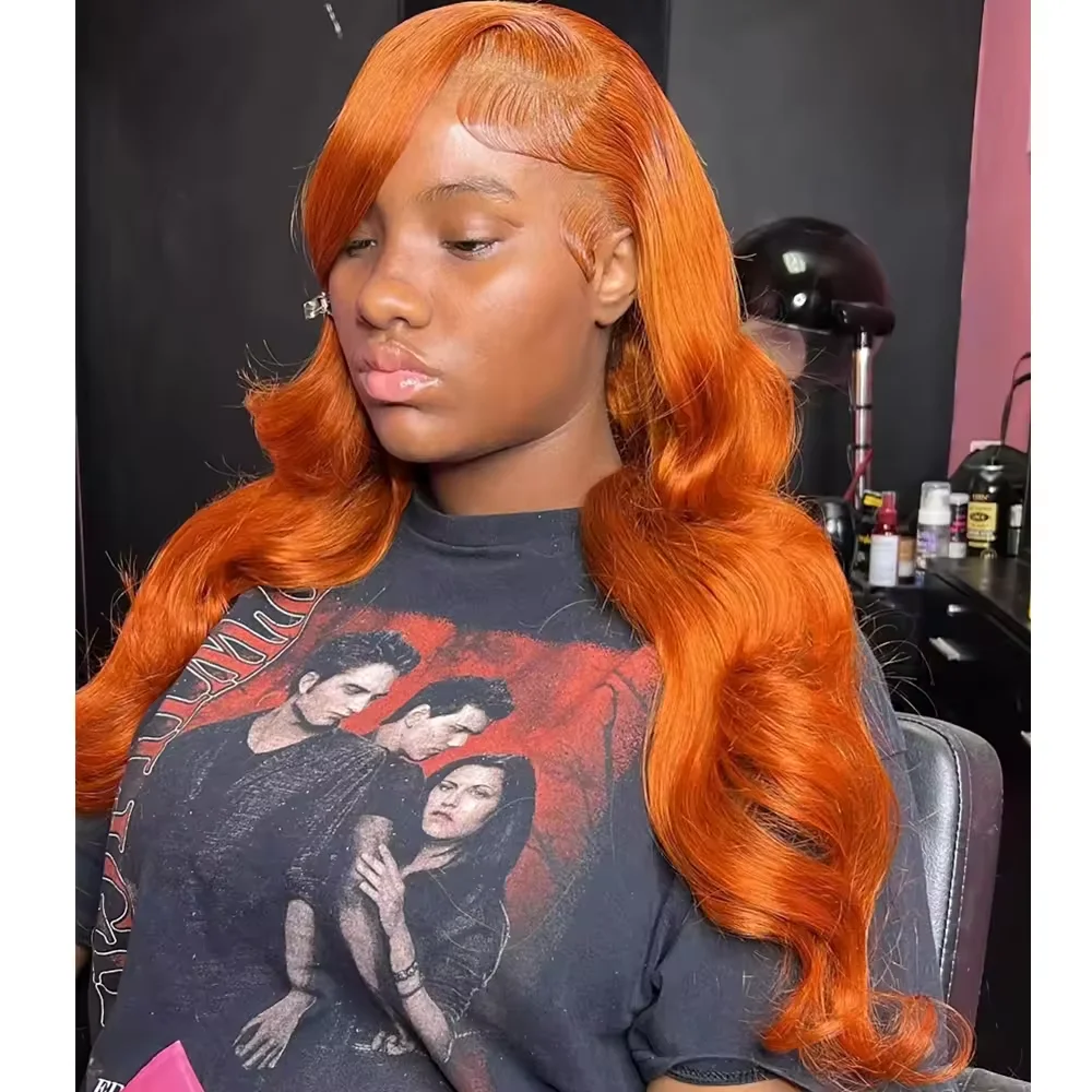 Ginger Body Wave Human Hair Wigs 30 Inch 13x6 Lace Front 13x7 HD Lace Frontal Wig #350 Orange Colored Brazilian 200% For Women
Ginger Body Wave Human Hair Wigs 30 Inch 13x6 Lace Front 13x7 HD Lace Frontal Wig #350 Orange Colored Brazilian 200% For Women