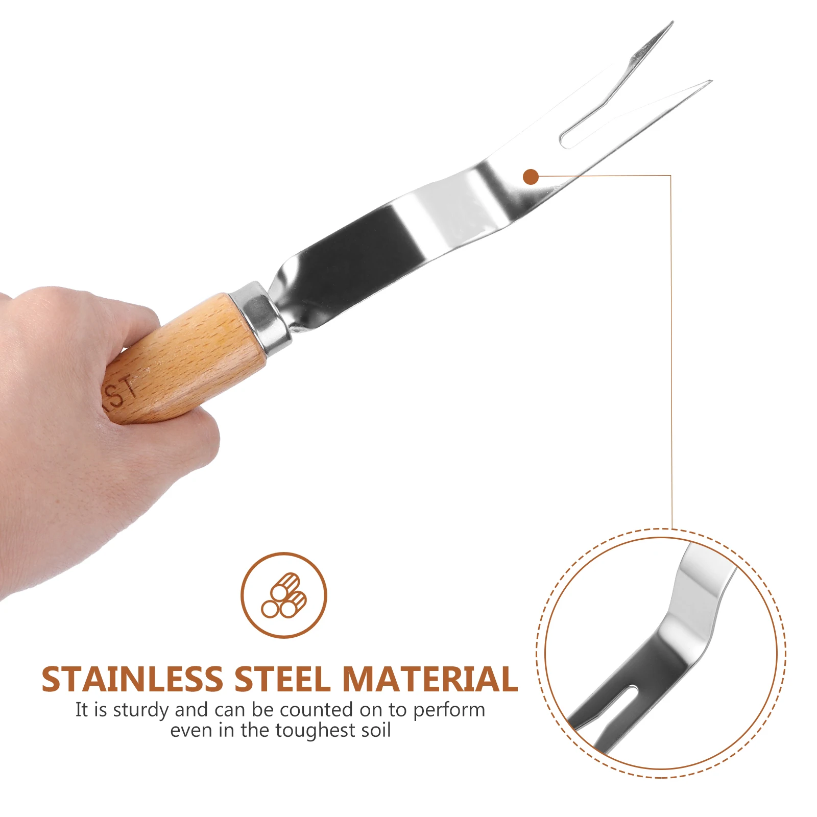 Stainless Steel Weed Puller Metal Weeding Tool Manual Root Remover Bamboo Garden Rake Durable Comfortable Digging Aerator
Stainless Steel Weed Puller Metal Weeding Tool Manual Root Remover Bamboo Garden Rake Durable Comfortable Digging Aerator