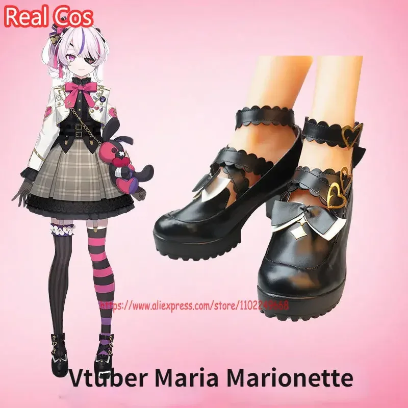 RealCos Game Vtuber Nijisanji Maria Marionette Cosplay shoes Costume Halloween Women Anime Lolita Shoes Black High Heel Shoes
RealCos Game Vtuber Nijisanji Maria Marionette Cosplay shoes Costume Halloween Women Anime Lolita Shoes Black High Heel Shoes