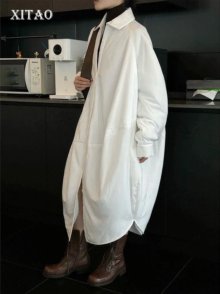 XITAO Lazy Style Loose Female Warm Blouses 2024 New Winter Long Sleeve Turn Down Collar All Match Women Thick Shirt GJ1112
XITAO Lazy Style Loose Female Warm Blouses 2024 New Winter Long Sleeve Turn Down Collar All Match Women Thick Shirt GJ1112