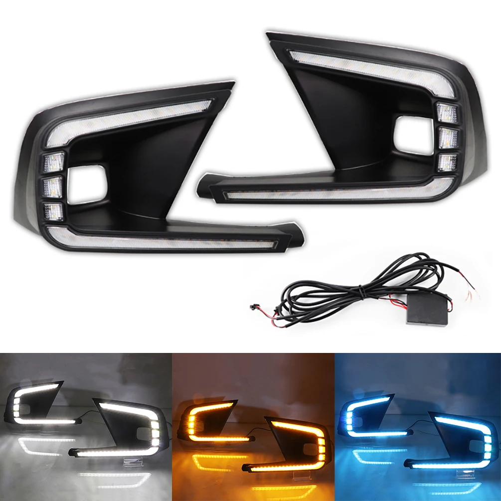 White/Amber DRL Switchback Turn Signal Led Daytime Running Light Front Bumper Fog LightsNight Light For Honda Civic 11th 2021
White/Amber DRL Switchback Turn Signal Led Daytime Running Light Front Bumper Fog LightsNight Light For Honda Civic 11th 2021