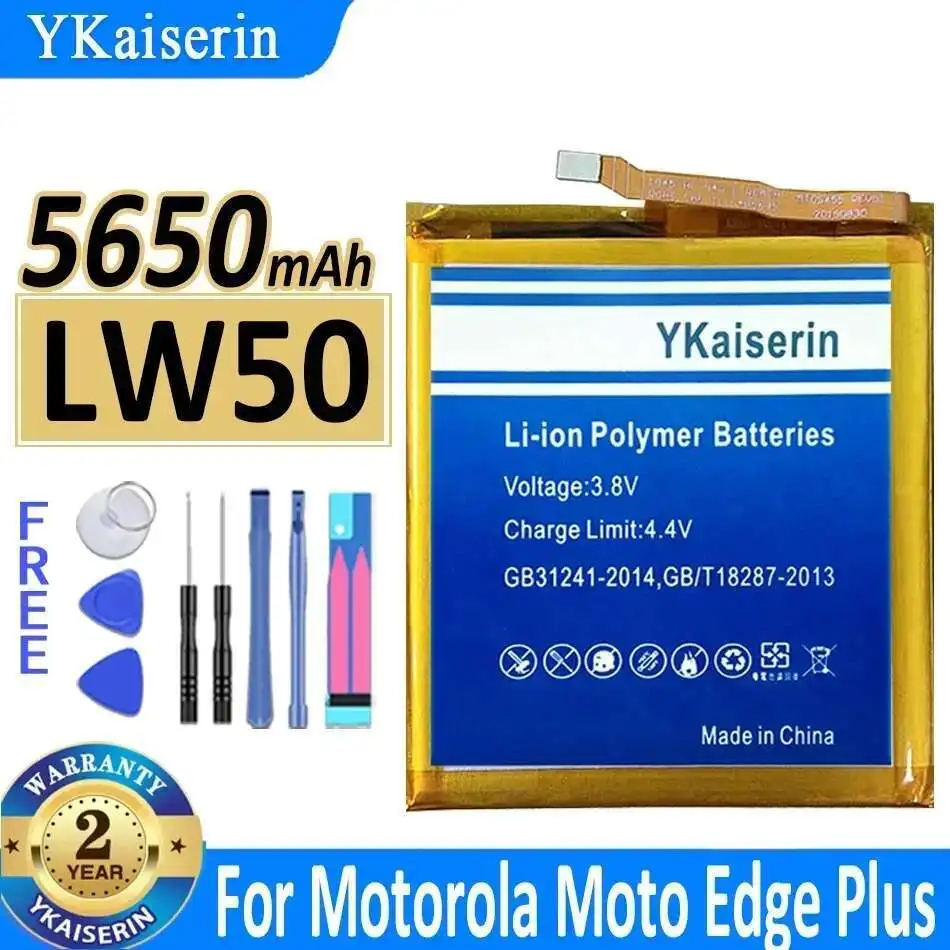 Long Lasting LW50 5650mAh Mobile Phone Battery For Motorola Moto Edge Plus Good Low-Temperature Performance
Long Lasting LW50 5650mAh Mobile Phone Battery For Motorola Moto Edge Plus Good Low-Temperature Performance