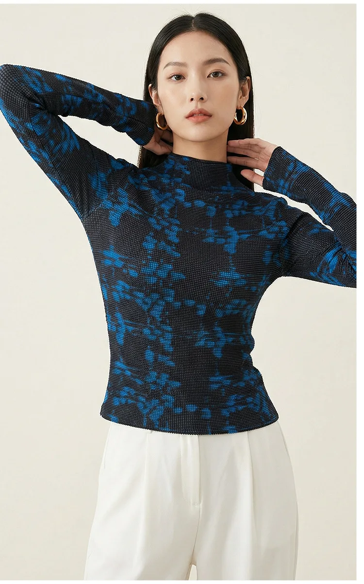 Потрясающая облегающая футболка с длинными рукавами, новый весенне-летний стиль, дизайн с высоким воротником и принтом, элегантная и утягивающая, высококачественная.
Потрясающая облегающая футболка с длинными рукавами, новый весенне-летний стиль, дизайн с высоким воротником и принтом, элегантная и утягивающая, высококачественная.