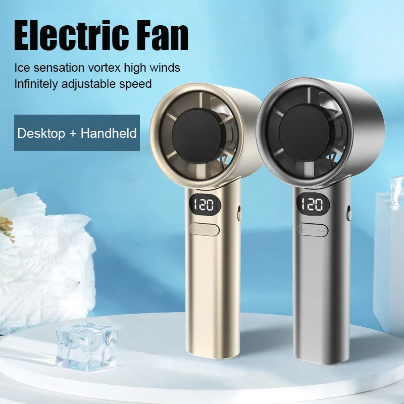 Portable Handheld Fan Mini Bladeless High Speeds Fan USB Rechargeable High-Speed Electric Air Cooler for Camping
Portable Handheld Fan Mini Bladeless High Speeds Fan USB Rechargeable High-Speed Electric Air Cooler for Camping
