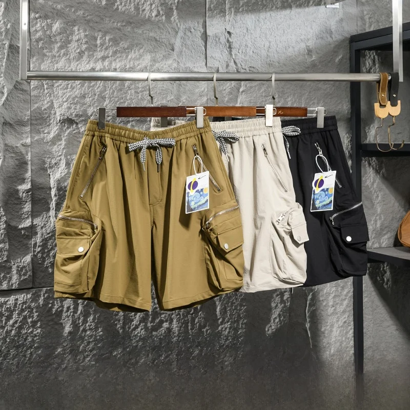 Quick Dry Large Pocket Workwear Shorts Loose Fit Outdoor Men's Style Japanese Functional Mountain System Five-Quarter Pants
Quick Dry Large Pocket Workwear Shorts Loose Fit Outdoor Men's Style Japanese Functional Mountain System Five-Quarter Pants