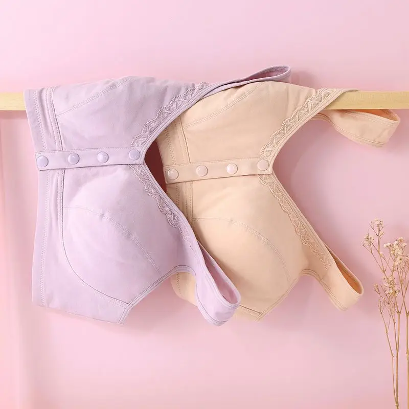 Comfortable Lace Cotton Mid-aged Women's Bra Front Button Opening Convenient All-day Wear Breathable Underwear
Comfortable Lace Cotton Mid-aged Women's Bra Front Button Opening Convenient All-day Wear Breathable Underwear