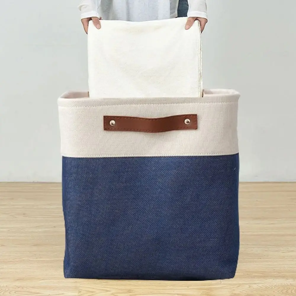 Portable Large Capacity Laundry Storage Basket Foldable Linen Organize Box Collapsible Cotton Laundry Hamper Bucket Sundries
Portable Large Capacity Laundry Storage Basket Foldable Linen Organize Box Collapsible Cotton Laundry Hamper Bucket Sundries