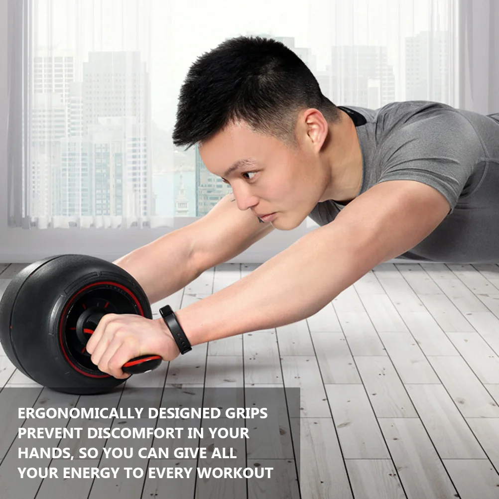 Black Ab Roller Wheel High Density Fitness Roller Wheel for Abdominal Exercise Core Muscle Toning Exercise
Black Ab Roller Wheel High Density Fitness Roller Wheel for Abdominal Exercise Core Muscle Toning Exercise