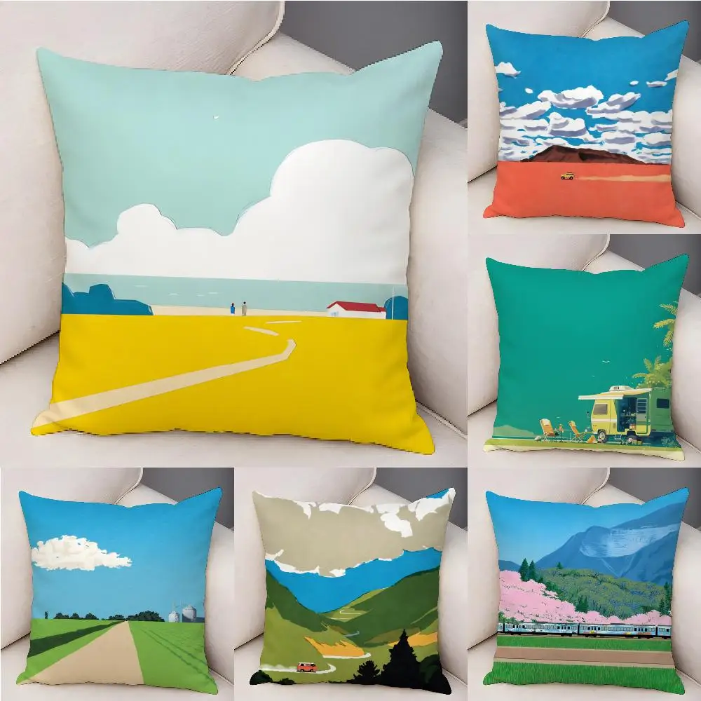 Japanese Minimalist Comic Style Cushion Cover Natural Linen Organic Fabric Double-Sided Printing Breathable For Decor
Japanese Minimalist Comic Style Cushion Cover Natural Linen Organic Fabric Double-Sided Printing Breathable For Decor