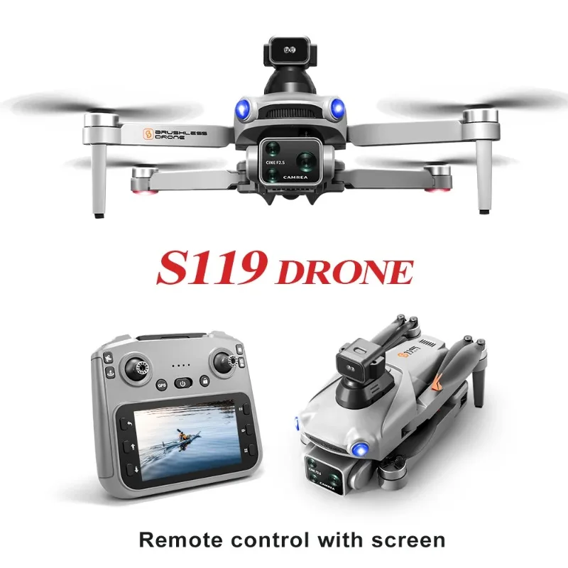 KBDFA S199 GPS Folding Remote-controlled Aircraft Brushless Wind Resistant High-definition 4.5-inch Screen Remote-controlled
KBDFA S199 GPS Folding Remote-controlled Aircraft Brushless Wind Resistant High-definition 4.5-inch Screen Remote-controlled