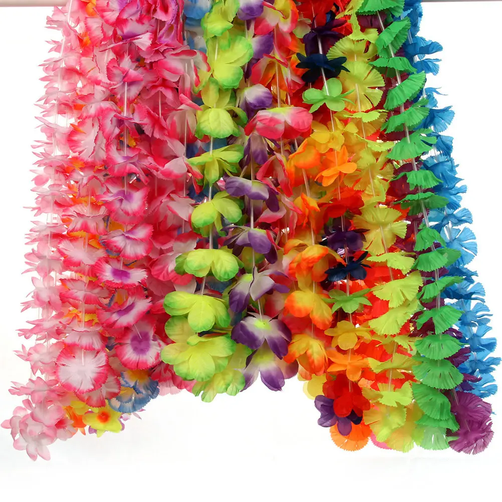 50Pcs Hawaii Garland Headband Necklace Cloth Plastic Material Safe for Party Festival Photography Decoration Random
50Pcs Hawaii Garland Headband Necklace Cloth Plastic Material Safe for Party Festival Photography Decoration Random
