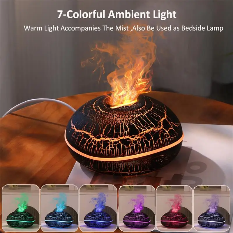 Hogar Aroma Humidifier Flame Essential Oil Diffuser Ultrasonic Aromatherapy Air Humidifier Home Mini Fragrance Diffuser with LED
Hogar Aroma Humidifier Flame Essential Oil Diffuser Ultrasonic Aromatherapy Air Humidifier Home Mini Fragrance Diffuser with LED