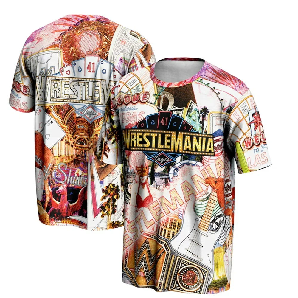 3D Printed Quick-drying Breathable Sports Men Wrestlemana-themed, Oversized Muay Thai Theme Competition Training T-shirt
3D Printed Quick-drying Breathable Sports Men Wrestlemana-themed, Oversized Muay Thai Theme Competition Training T-shirt