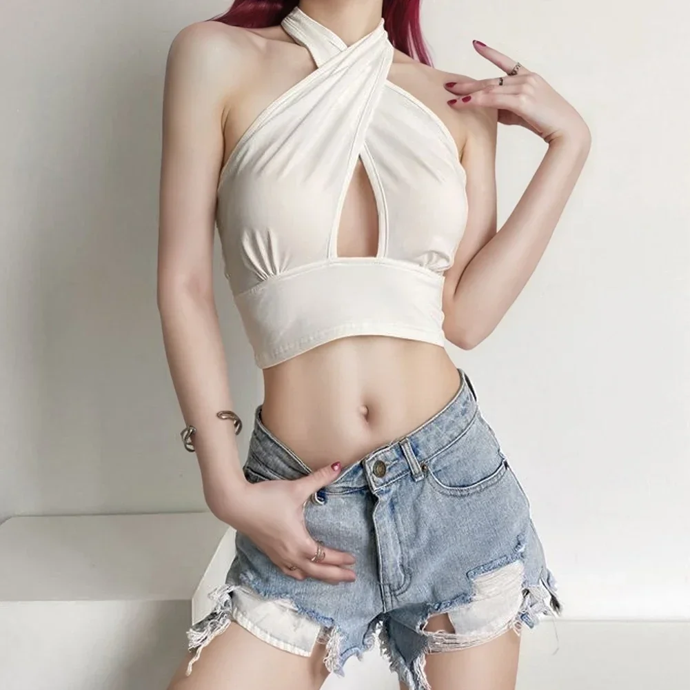 Hollow Neck Top Backless Tube Top Casual Style Ideal For Home Use Polyester Fabric Regular Length Sleeveless Black
Hollow Neck Top Backless Tube Top Casual Style Ideal For Home Use Polyester Fabric Regular Length Sleeveless Black