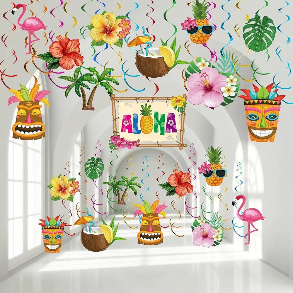 30 Tropical Luau Hanging Swirls: Floral Decor for Summer Beach Pool Parties
30 Tropical Luau Hanging Swirls: Floral Decor for Summer Beach Pool Parties