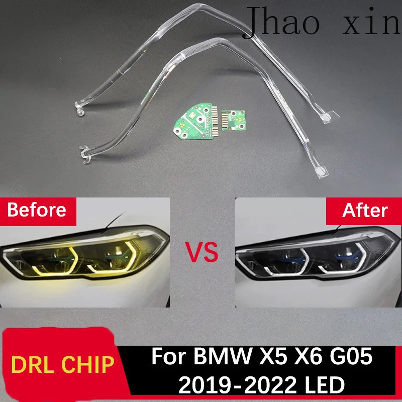 Light Guide Strip White Lights Angel Eyes Ballast Circuit Board for Car Headlights DRL CHIP Tube for BMW X5 X6 G05 2019-2022 LED
Light Guide Strip White Lights Angel Eyes Ballast Circuit Board for Car Headlights DRL CHIP Tube for BMW X5 X6 G05 2019-2022 LED