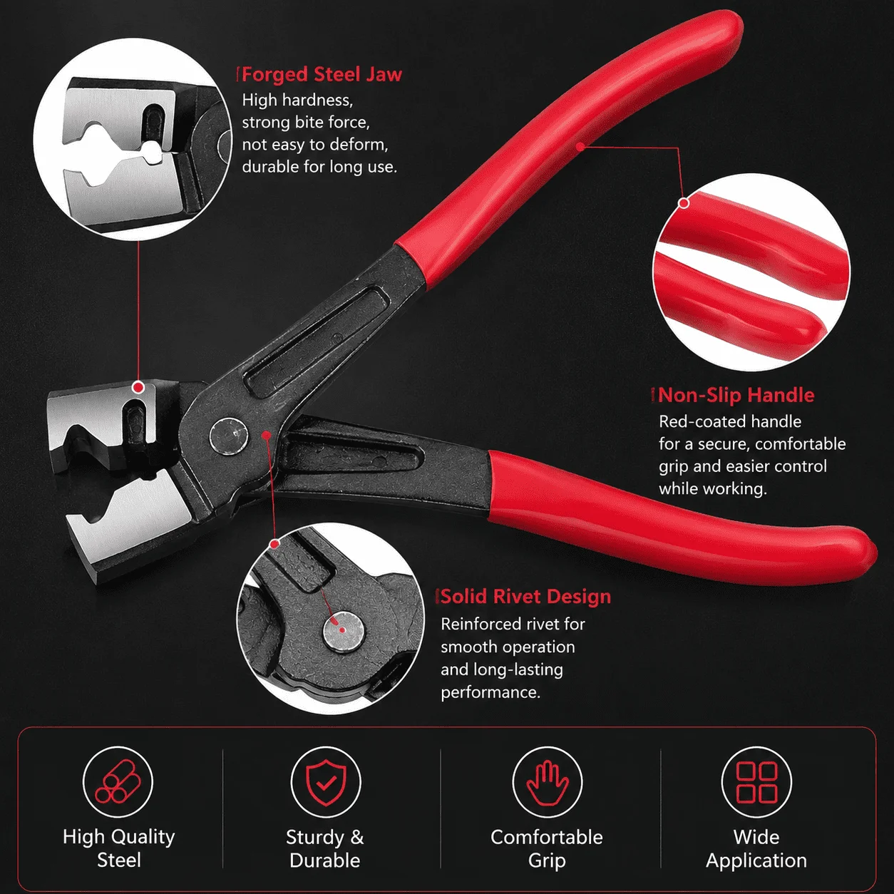 Car Hose Clamp Pliers, Water Pipe Plier, Universal Car AC Pipe Removal Tool, Car Assembly and Disassembly Tool
Car Hose Clamp Pliers, Water Pipe Plier, Universal Car AC Pipe Removal Tool, Car Assembly and Disassembly Tool