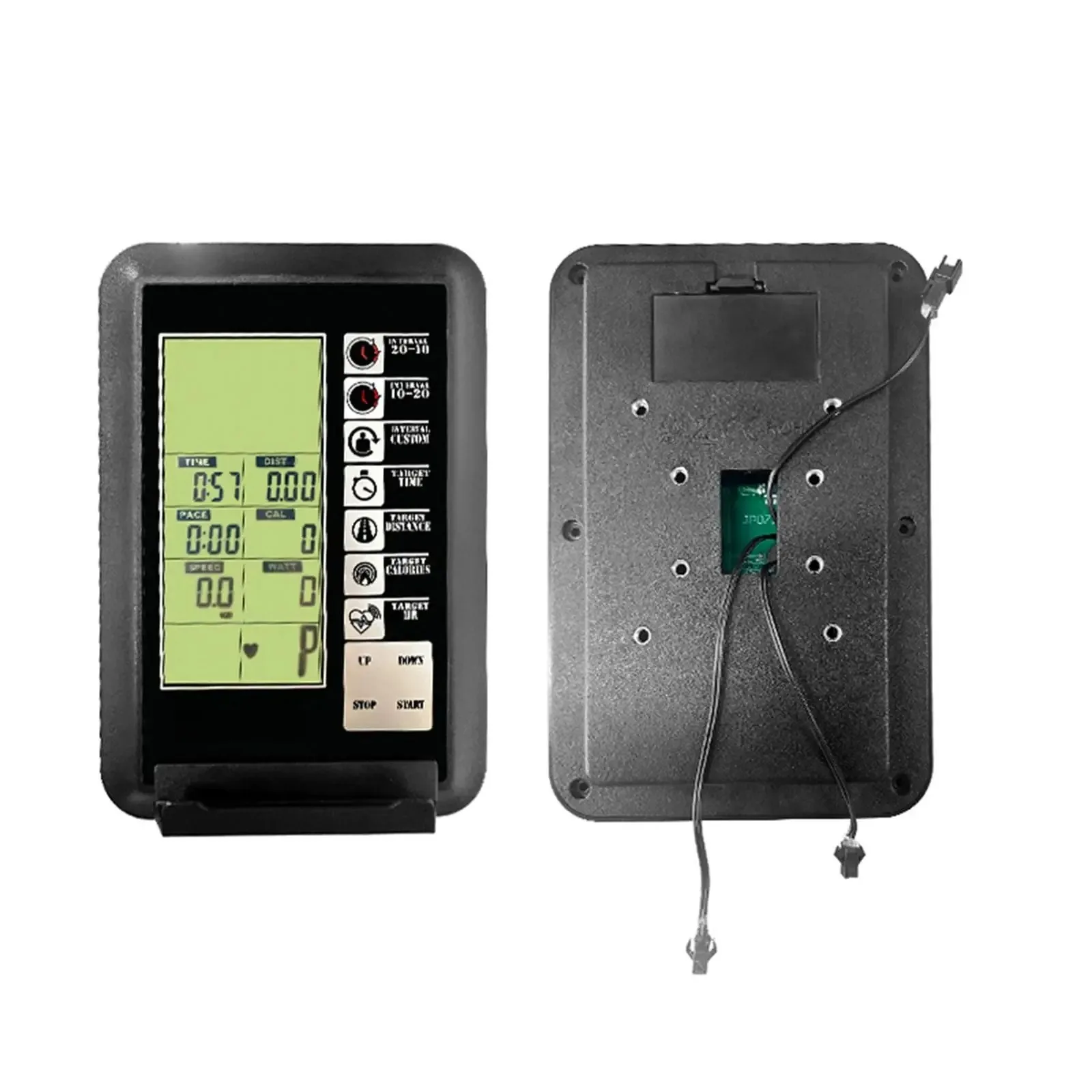 Велокомпьютер с ЖК-экраном для тренажеров и беговых дорожек - отслеживает данные о мощности и времени для велотренировок
Велокомпьютер с ЖК-экраном для тренажеров и беговых дорожек - отслеживает данные о мощности и времени для велотренировок