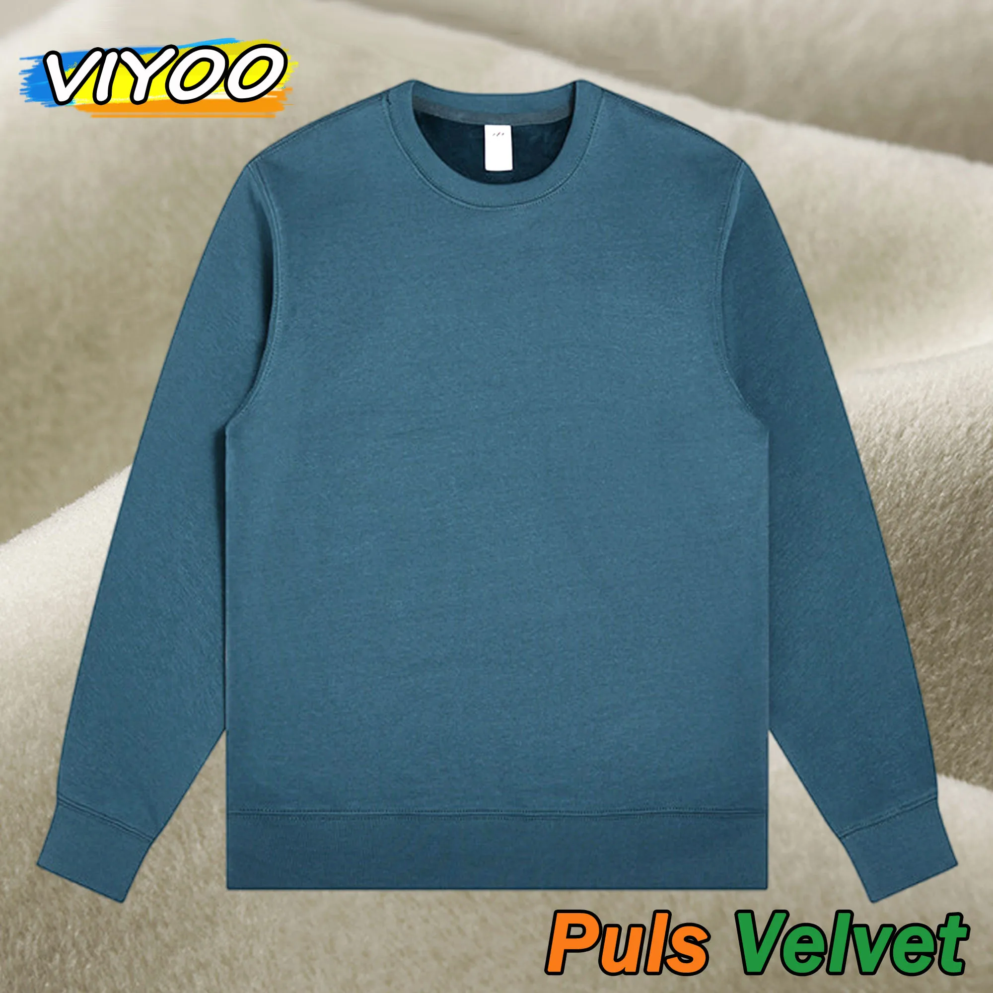 Oversized Men's Women's Thick Puls Velvet Long Sleeve Pullover Cotton T-Shirts Sweatshirts Men Blouse Tops Autumn Clothes
Oversized Men's Women's Thick Puls Velvet Long Sleeve Pullover Cotton T-Shirts Sweatshirts Men Blouse Tops Autumn Clothes