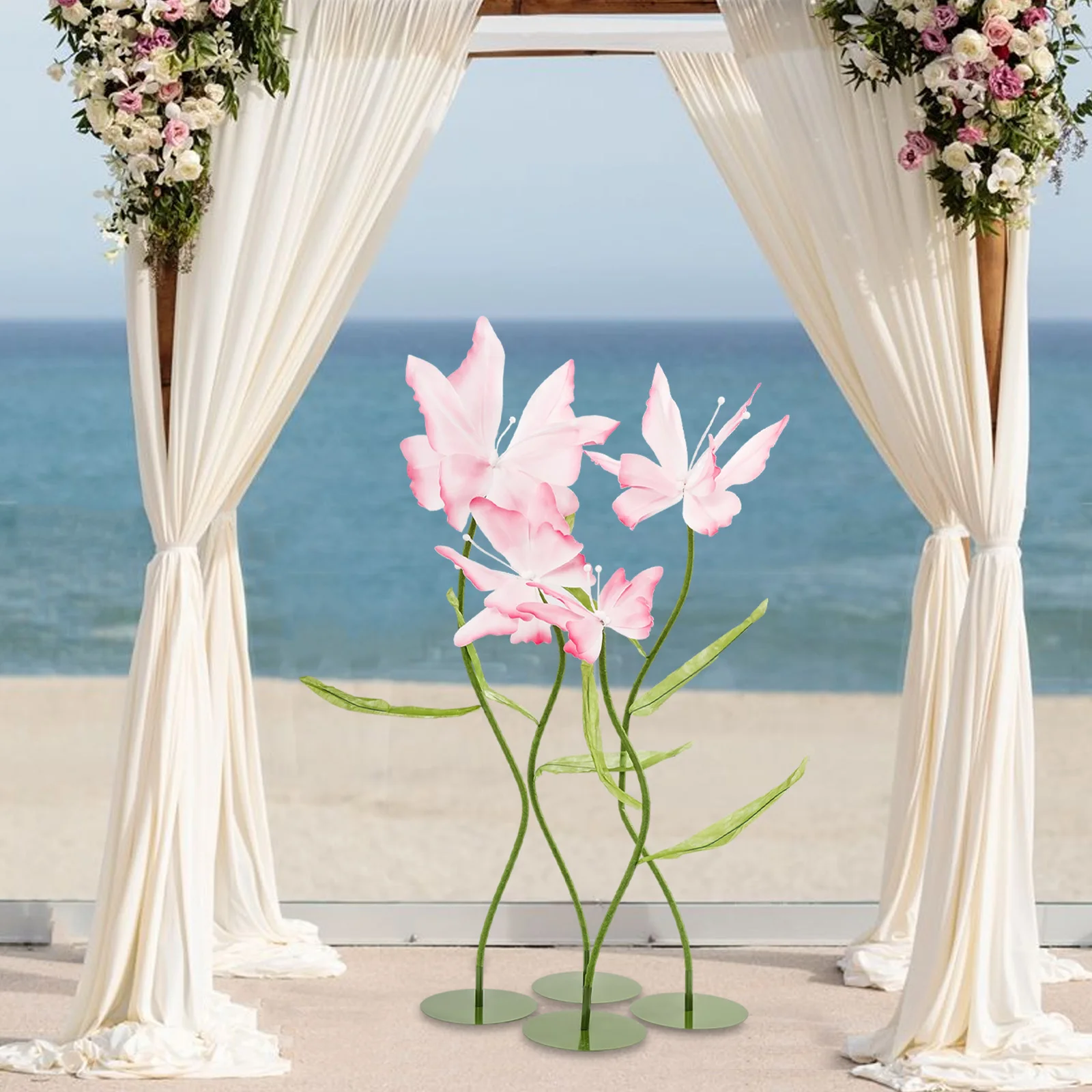 Set of 4 Giant Artificial Butterfly Flowers Pink and Blue Artificial Butterfly Flowers for Weddings Parties Decorations
Set of 4 Giant Artificial Butterfly Flowers Pink and Blue Artificial Butterfly Flowers for Weddings Parties Decorations