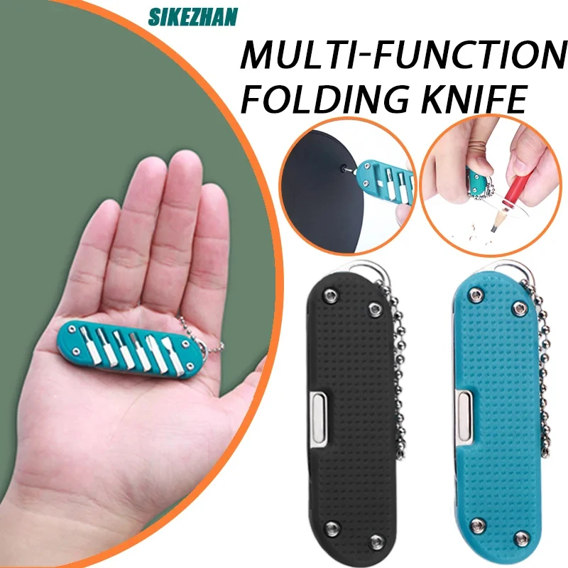 7 In 1 Multifunctional Pocket Folding Knife Stainless Steel Keychain Screwdriver Tool Set Portable Outdoor Mini Repair Tools
7 In 1 Multifunctional Pocket Folding Knife Stainless Steel Keychain Screwdriver Tool Set Portable Outdoor Mini Repair Tools