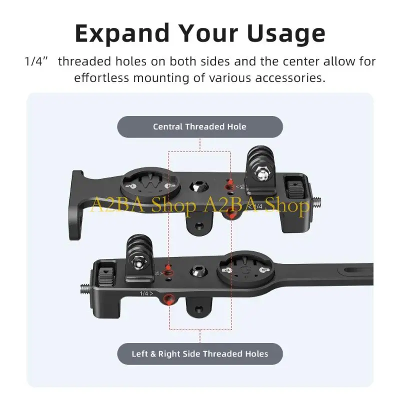 A2BA Bike Computer Mount For Cycling Device Support Action Cameras Tool Easy Installation 1/4in Screw,1/4 Hole,3Prong
A2BA Bike Computer Mount For Cycling Device Support Action Cameras Tool Easy Installation 1/4in Screw,1/4 Hole,3Prong