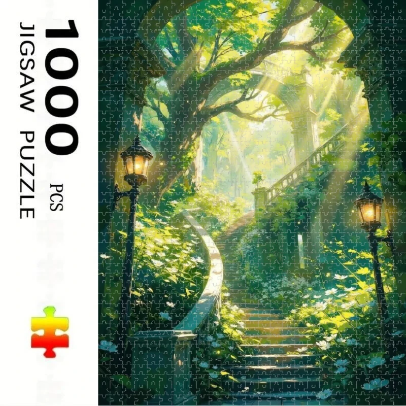 500/1000/1200/2000 PCS Puzzle Forest Staircase Puzzles for Challenging Family Activity Games Party Birthday Gift
500/1000/1200/2000 PCS Puzzle Forest Staircase Puzzles for Challenging Family Activity Games Party Birthday Gift