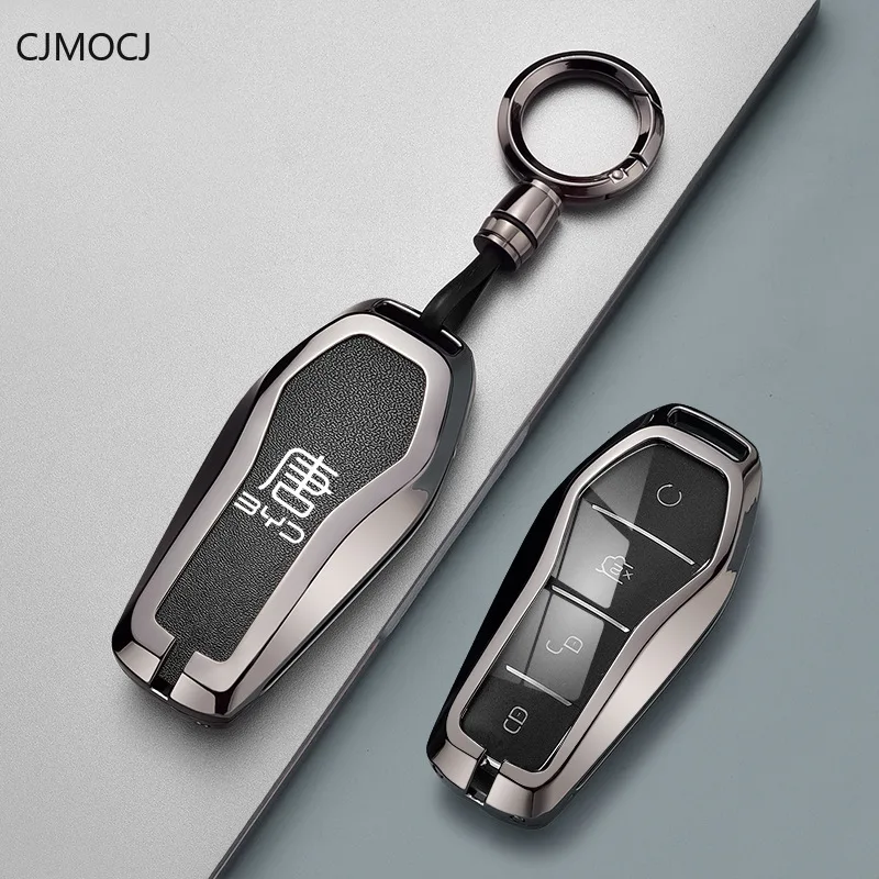 Premium Zinc Alloy Key Cover Case for BYD Tang/Tang DM-i/Tang EV Champion/Tang DM-p - Protective Key Fob Shell Keychain
Premium Zinc Alloy Key Cover Case for BYD Tang/Tang DM-i/Tang EV Champion/Tang DM-p - Protective Key Fob Shell Keychain