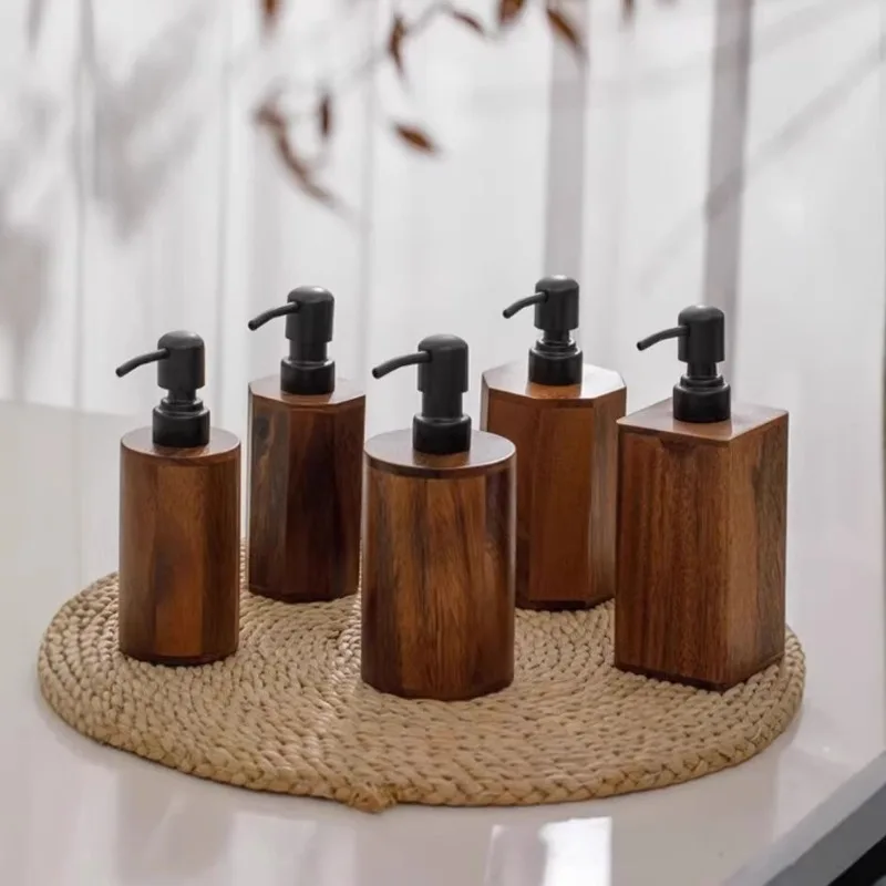 Wood Grain Bathroom Shampoo Refill Bottle Modern Walnut Pump Lotion Bottle Shampoo Liquid Soap Dispenser Bathroom Accessories
Wood Grain Bathroom Shampoo Refill Bottle Modern Walnut Pump Lotion Bottle Shampoo Liquid Soap Dispenser Bathroom Accessories