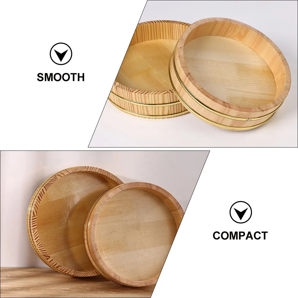 1pcs Japanese Sushi Bucket Large Capacity Wooden Rice Bowl Sushi Rice Mixing Tub Kitchen Gadget For Home Restaurant Use
1pcs Japanese Sushi Bucket Large Capacity Wooden Rice Bowl Sushi Rice Mixing Tub Kitchen Gadget For Home Restaurant Use