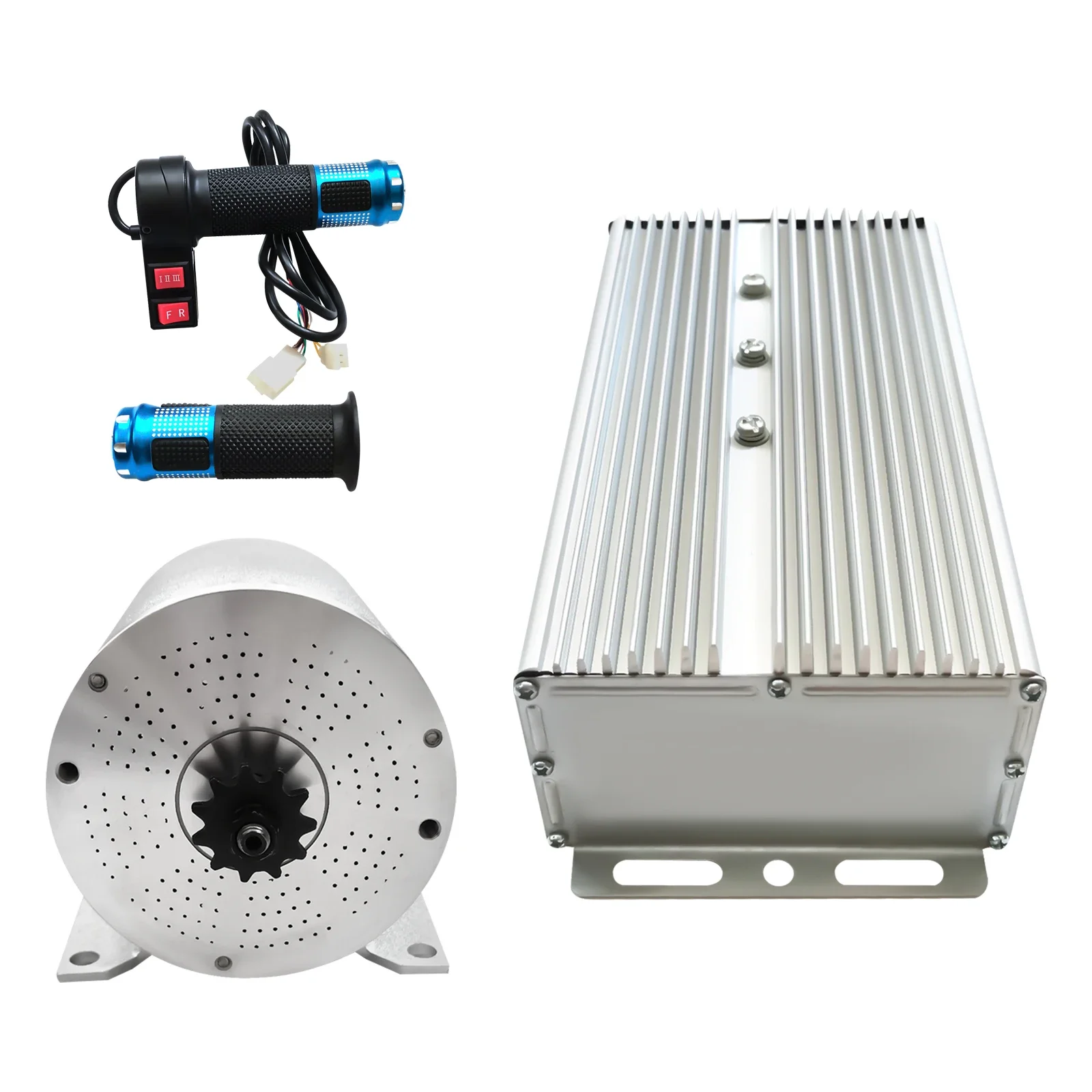 Brushless Motor Kit High-Speed Brushless Motor with Controller and Throttle DIY Brushless Motor Set with Three Speeds andReverse
Brushless Motor Kit High-Speed Brushless Motor with Controller and Throttle DIY Brushless Motor Set with Three Speeds andReverse
