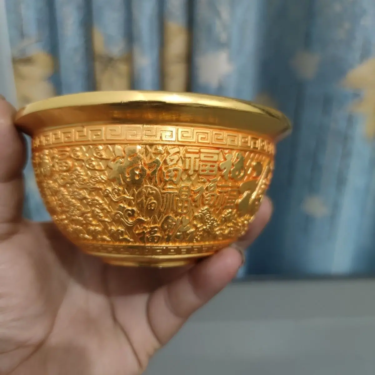 Antique Miscellaneous Collection Antique Gilt Qing Dynasty Qianlong Annual Baifu Bowl Crafts Home Ornament, Antique
Antique Miscellaneous Collection Antique Gilt Qing Dynasty Qianlong Annual Baifu Bowl Crafts Home Ornament, Antique