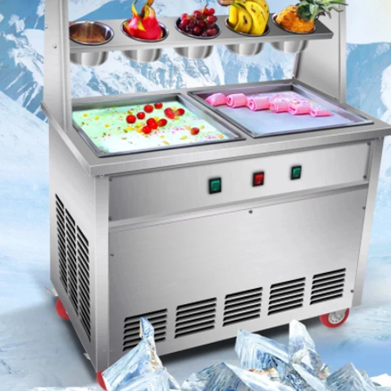 Commercial Stainless Steel Pan Frying Yogurt Machine, with Fast Refrigeration Speed
Commercial Stainless Steel Pan Frying Yogurt Machine, with Fast Refrigeration Speed