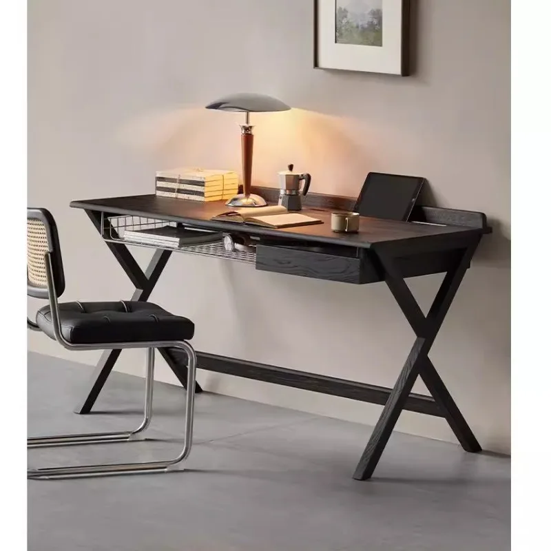 Log Ink Shadow Desk Black Solid Wood Computer Student with Drawers Home Study Simple Modern Desk
Log Ink Shadow Desk Black Solid Wood Computer Student with Drawers Home Study Simple Modern Desk