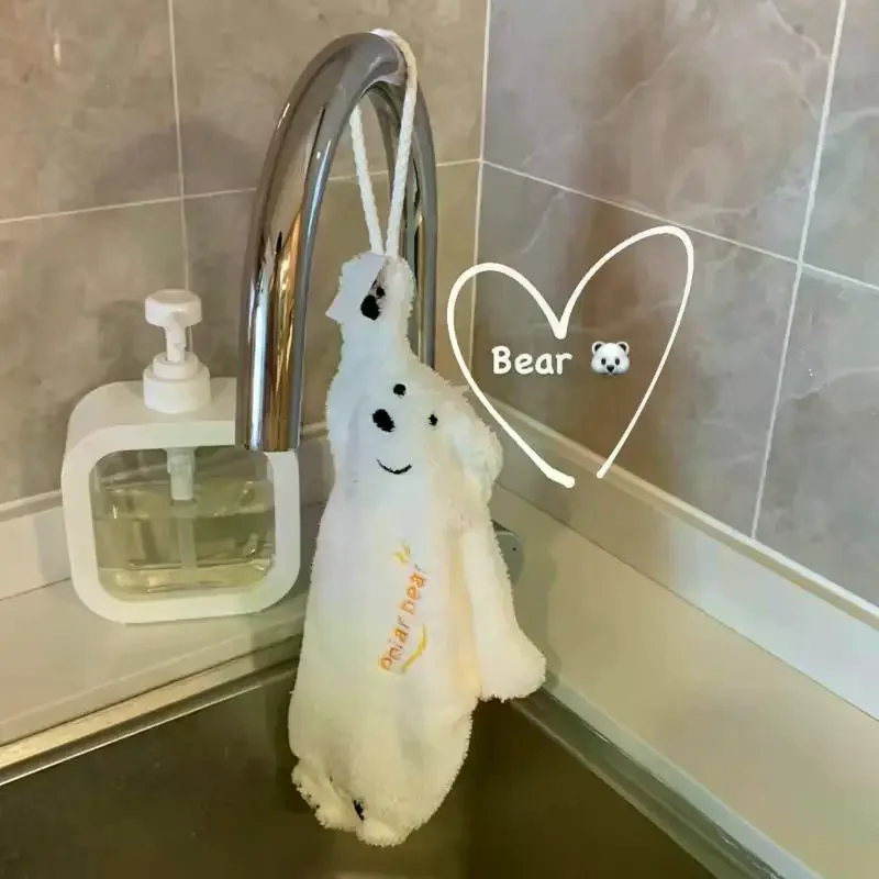 Super Absorbent Polar Bear Hand Wiping Towel Hanging Kitchen Towel With Coral Design Thick Cartoon Hand Towel
Super Absorbent Polar Bear Hand Wiping Towel Hanging Kitchen Towel With Coral Design Thick Cartoon Hand Towel