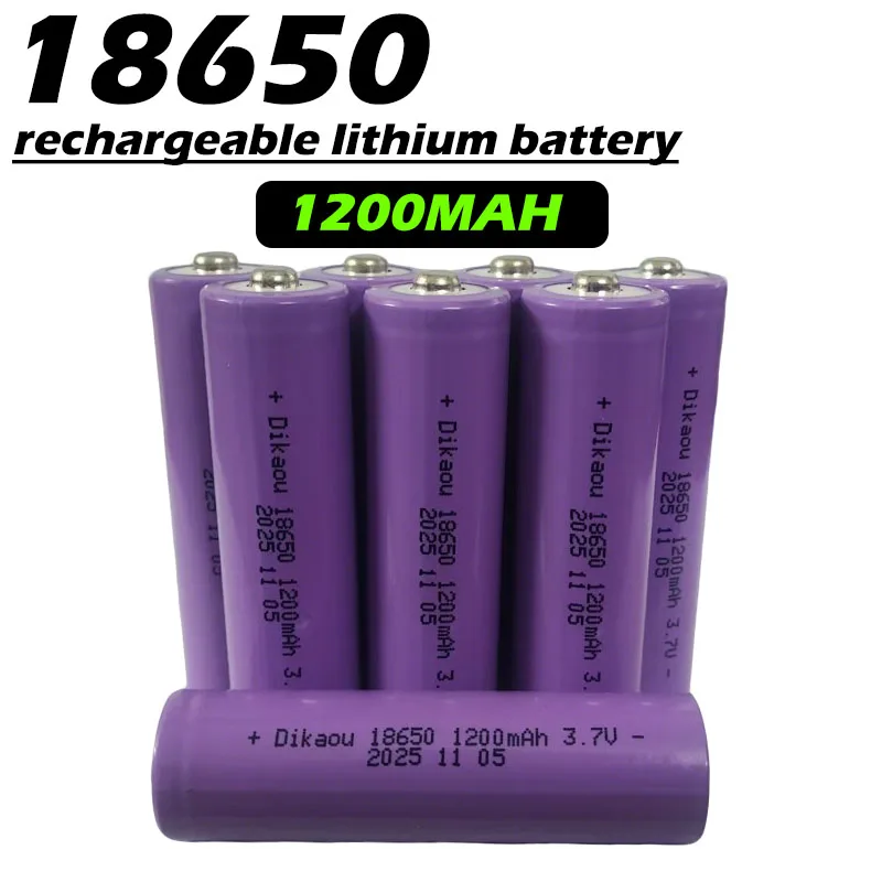 New 1200mAh 3.7V 18650 Lithium-Ion Rechargeable Battery for Laser Pointers, Radios, Amplifiers, Flashlights, Backup Batteries
New 1200mAh 3.7V 18650 Lithium-Ion Rechargeable Battery for Laser Pointers, Radios, Amplifiers, Flashlights, Backup Batteries