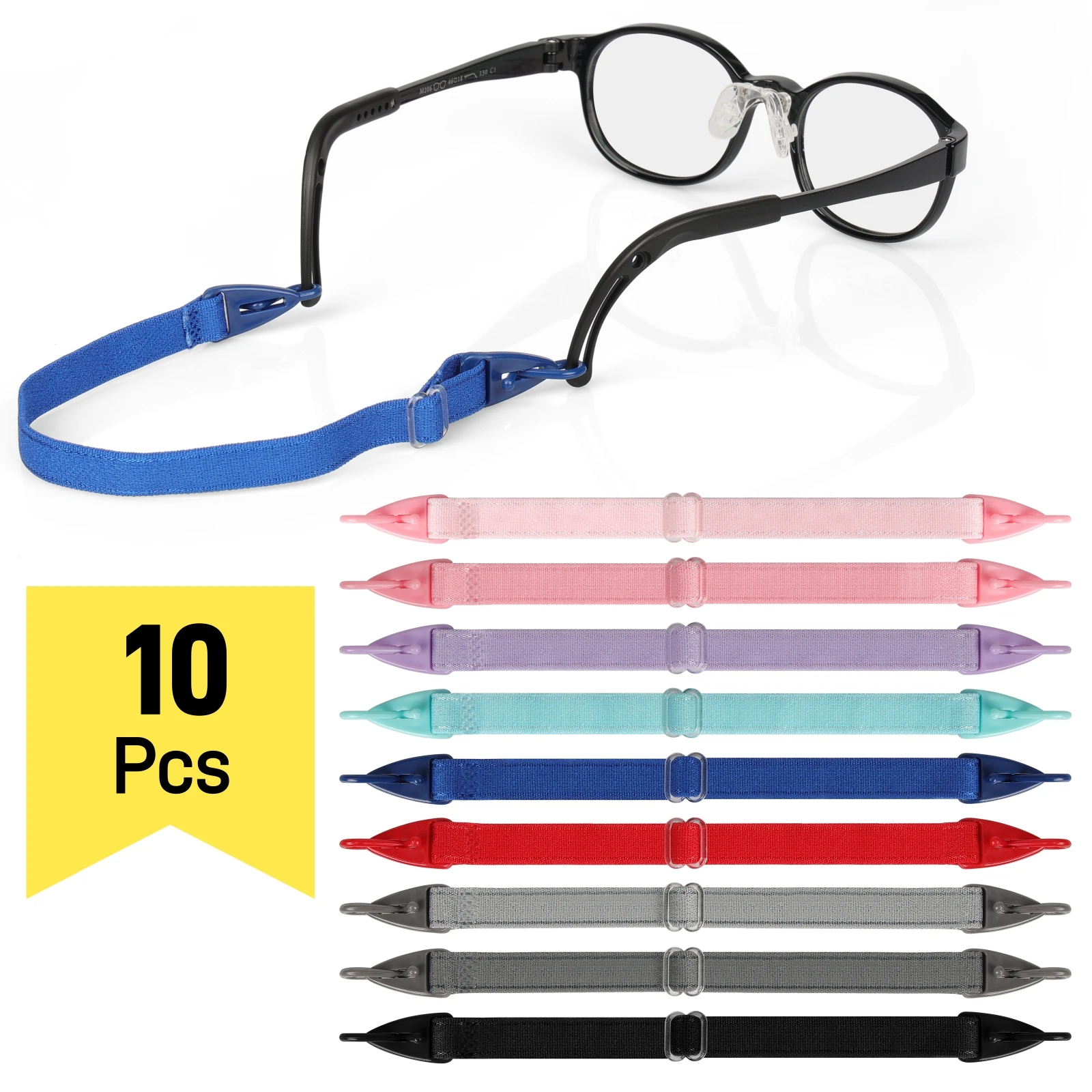 10 Park Eyeglasses Strap For Kids Eyewear Retainers - Elastic Adjustable Strap Anti-Slip Locking Holder
10 Park Eyeglasses Strap For Kids Eyewear Retainers - Elastic Adjustable Strap Anti-Slip Locking Holder