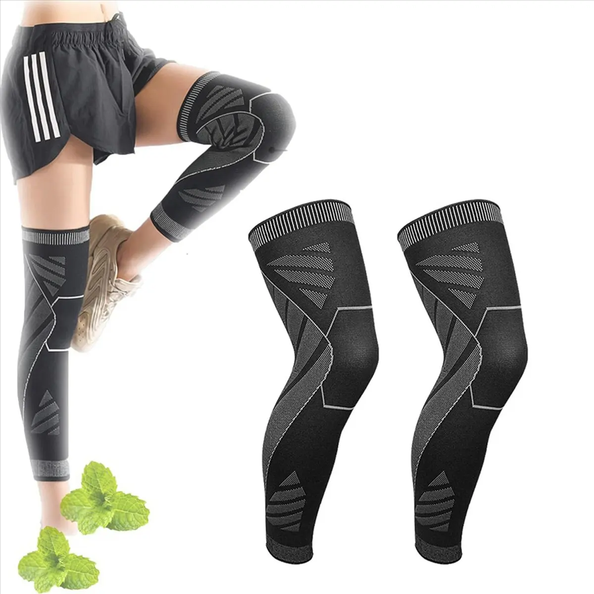 *ABKM 4X Full Leg Compression, Full Leg Compression Sleeve, Compression Sleeves for Knees and Legs L
*ABKM 4X Full Leg Compression, Full Leg Compression Sleeve, Compression Sleeves for Knees and Legs L