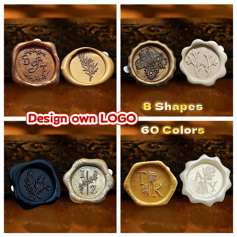 Personalized Wax Seal Stickers with Design Your LOGO Self Adhesive Tape 8 Shapes Wax Seal Label Stickers for Wedding Invitations
Personalized Wax Seal Stickers with Design Your LOGO Self Adhesive Tape 8 Shapes Wax Seal Label Stickers for Wedding Invitations