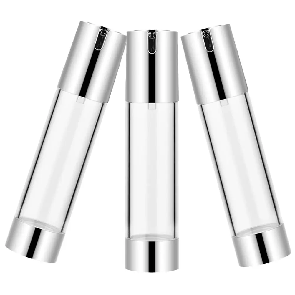 3 Pcs Dispenser U-shaped Vacuum Bottle Bright Silver 3pcs (bright Silver) 30ml Travel Shampoo Perfume Pp Bottles
3 Pcs Dispenser U-shaped Vacuum Bottle Bright Silver 3pcs (bright Silver) 30ml Travel Shampoo Perfume Pp Bottles