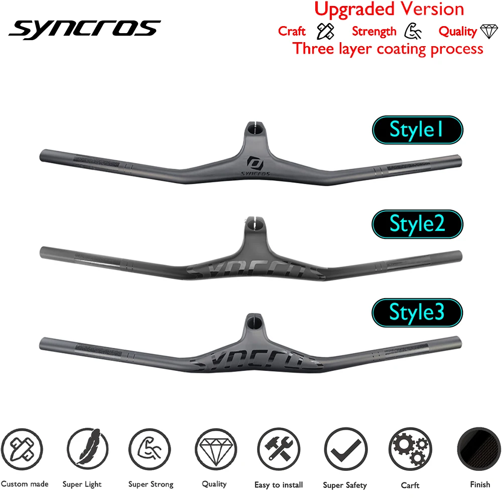FRASER IC SL Customized Full Carbon Mountain Bike Handlebar, Integrated MTB Parts, -17 Degree Bicycle Bar
FRASER IC SL Customized Full Carbon Mountain Bike Handlebar, Integrated MTB Parts, -17 Degree Bicycle Bar