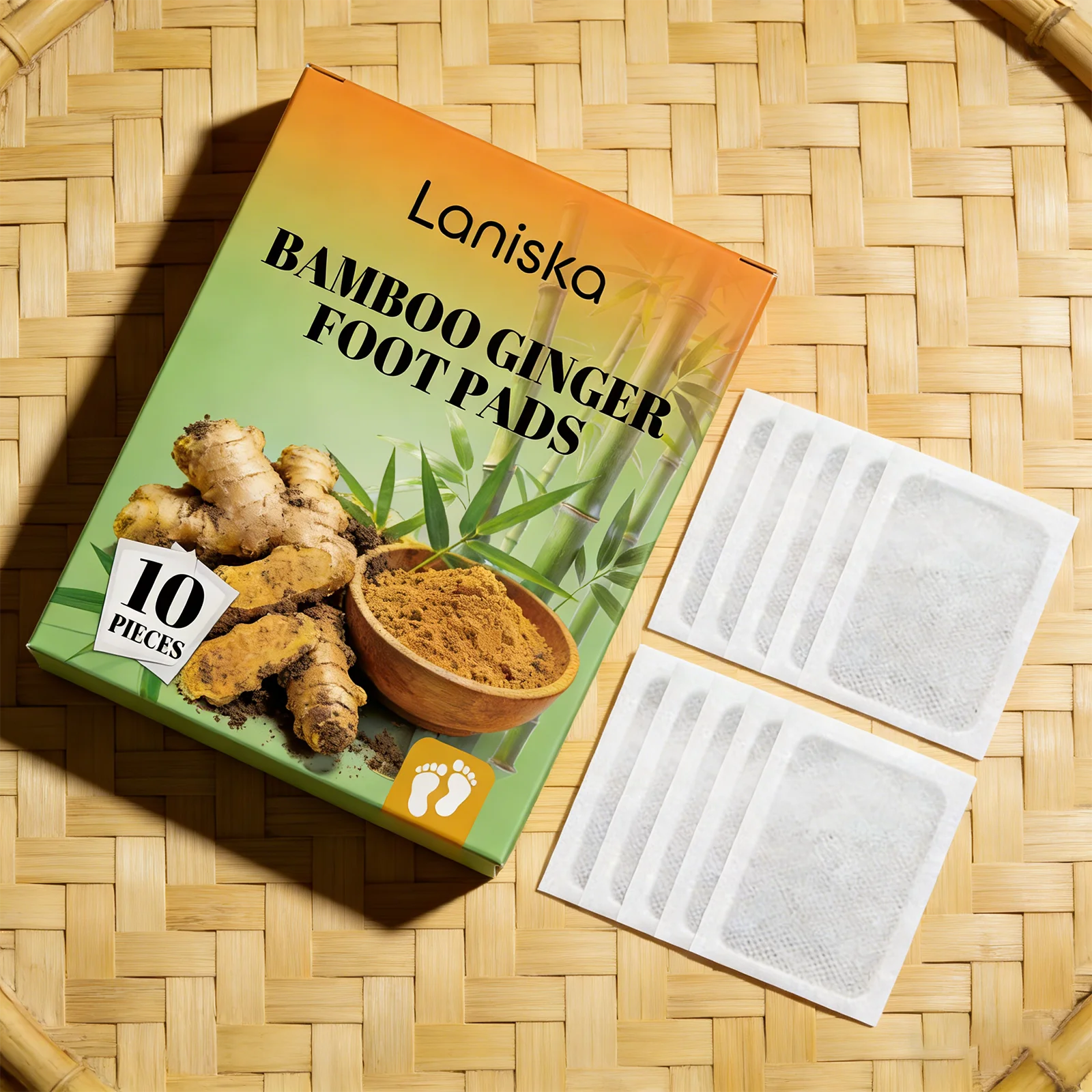 Bamboo Ginger Deep Detox Patch Relief Stress Leg Soreness Fatigue Cleansing Body Toxins Foot Care Spa Improve Sleep Foot Pads
Bamboo Ginger Deep Detox Patch Relief Stress Leg Soreness Fatigue Cleansing Body Toxins Foot Care Spa Improve Sleep Foot Pads