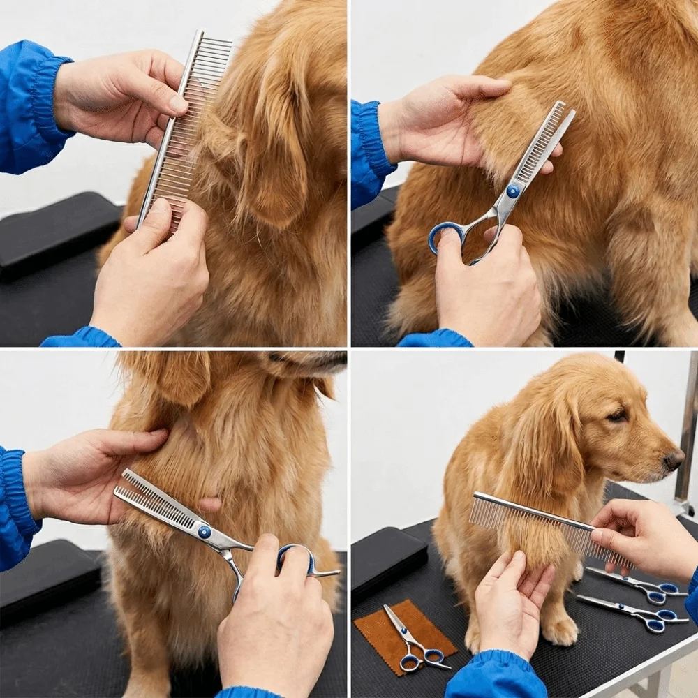 High-Grade Alloy Edge Pet Grooming Trimming Kit Curved Cut Edges Precision Tooth Notch Curved Pet Tool Set Ergonomic Handle
High-Grade Alloy Edge Pet Grooming Trimming Kit Curved Cut Edges Precision Tooth Notch Curved Pet Tool Set Ergonomic Handle