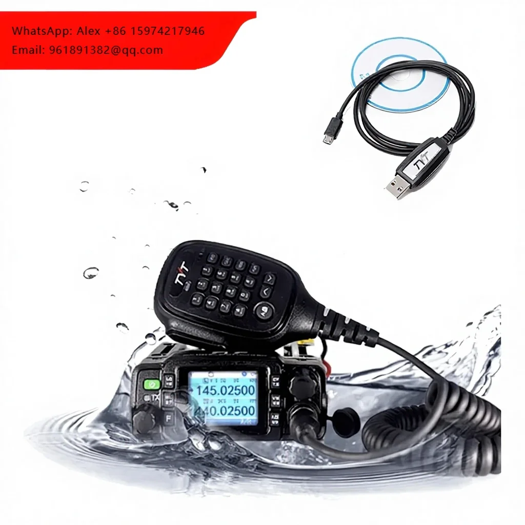TYT TH-8600 25W Mini Car Radio IP67 Waterproof Dual Band VHF/UHF Mobile Radio Long Range 200 Channels 0-50km Ham Car Radio
TYT TH-8600 25W Mini Car Radio IP67 Waterproof Dual Band VHF/UHF Mobile Radio Long Range 200 Channels 0-50km Ham Car Radio