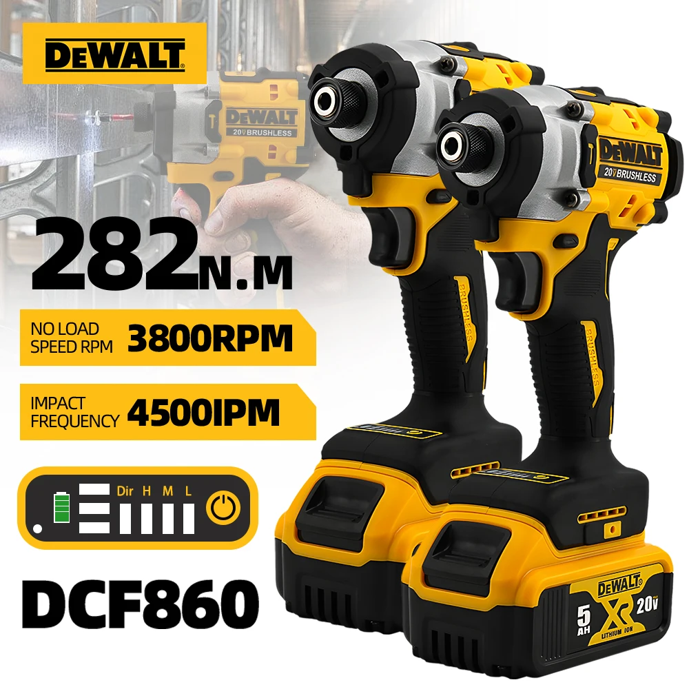 Dewalt 20V Battery Cordless Compact Drill / Driver 1/4 Multifunctional Brushless Impact Electric Drill Power Tools Dewalt DCF860
Dewalt 20V Battery Cordless Compact Drill / Driver 1/4 Multifunctional Brushless Impact Electric Drill Power Tools Dewalt DCF860